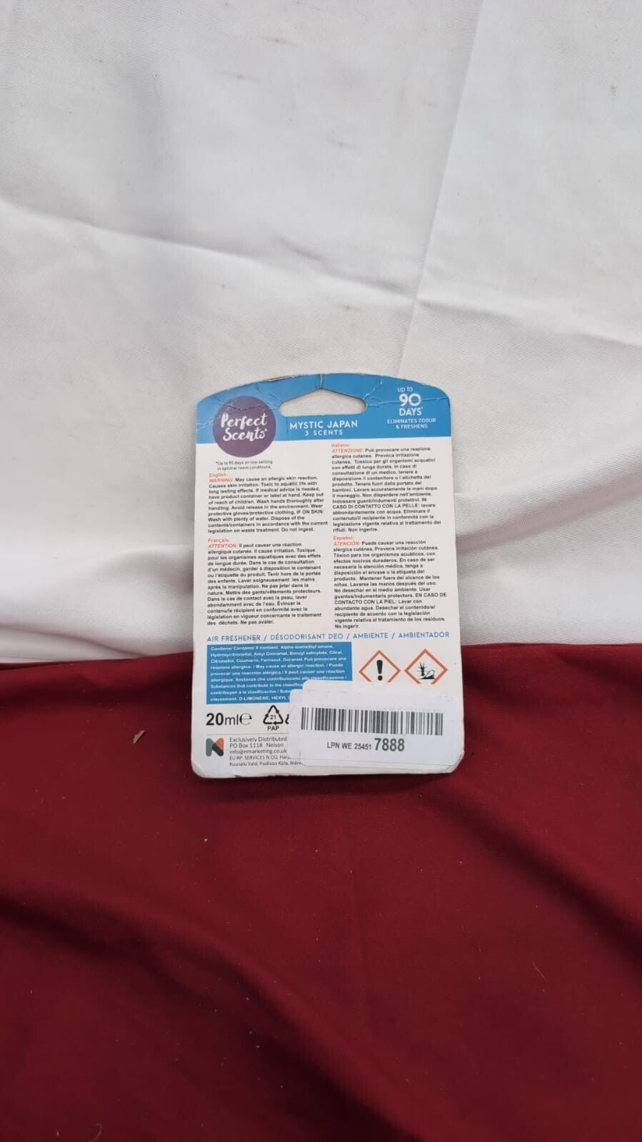 Perfect Scents Mystic Japan Plug In Refill Oil For 3 Plug In Air fresheners Oil