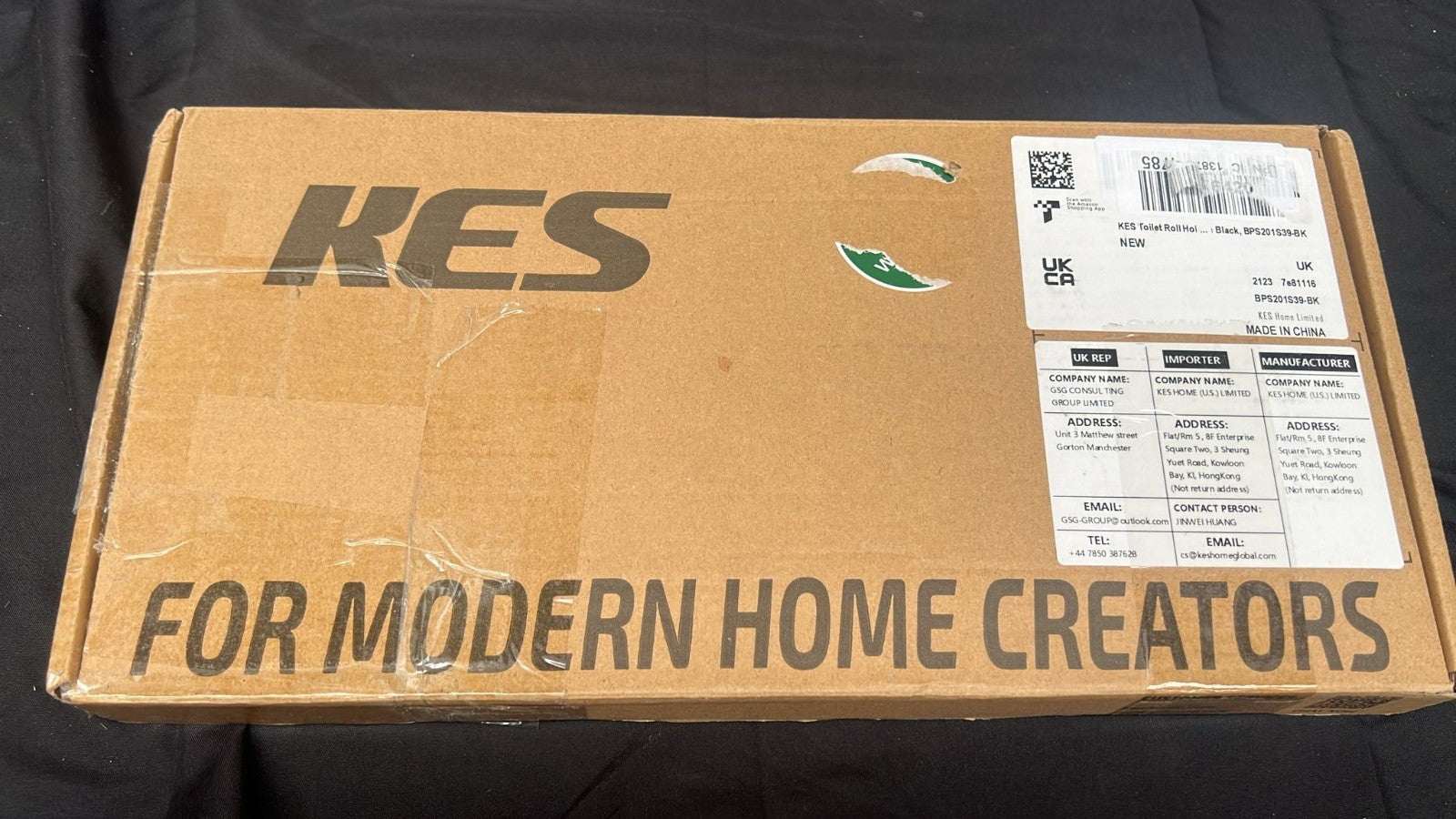 KES Toilet Roll Holder Free Standing