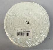 Trimz Cotton Webbing– 40mm x 10m White