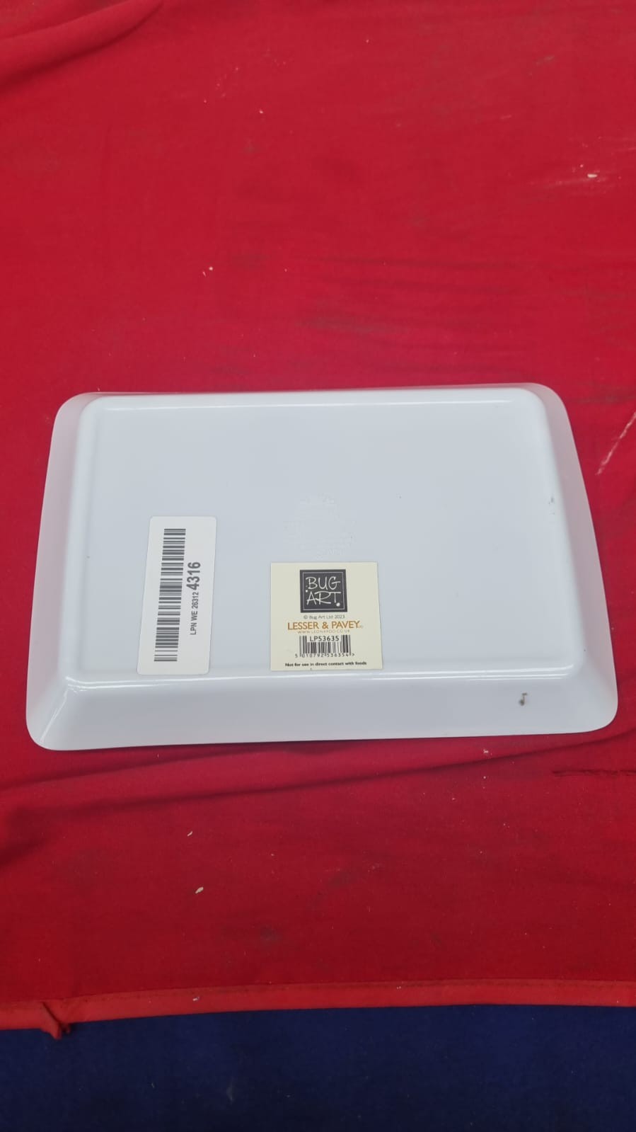Melamine Small Snack Dish Tray  Drinks Tray Various Designs ( LP53635