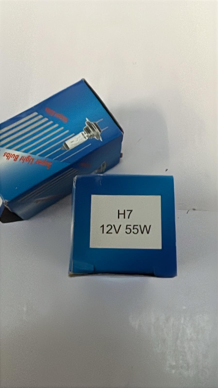 2 Pack Car Front Head Light Headlight H7 Bulb Light Lamp 12V 55W