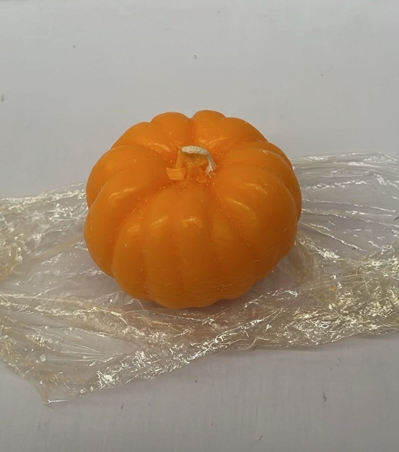 2 Pcs Pumpkin Scented Candles ， Wax Candle Art Decorative