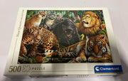 Clementoni - 35126 Collection Puzzle Wild Cats - Jigsaw Puzzle 500 Pieces