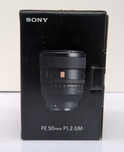 Sony FE 50mm F1.2 GM Full-Frame Large-Aperture G Master Lens Black