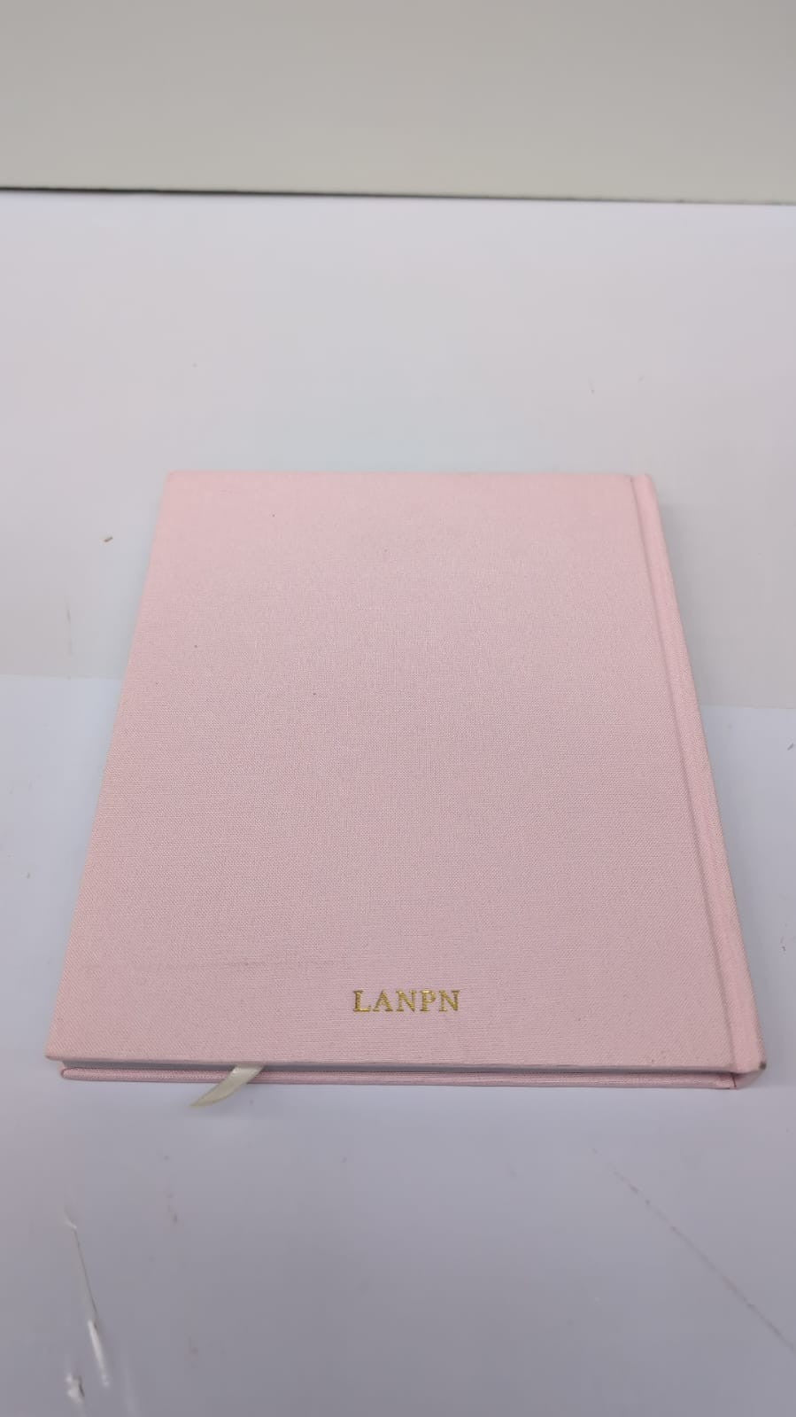 Lanpn Hello Baby Memory Book  Linen Hardcover Pink(covers slightly scuffed )