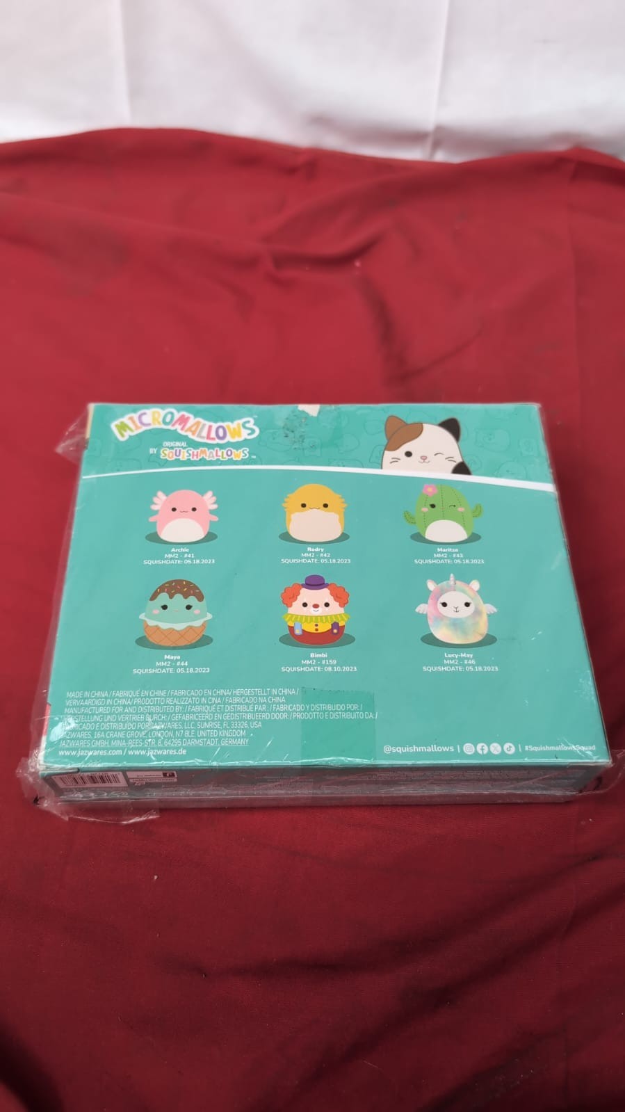 Micromallows Squishmallows 6-Pack – (Missing Maritza but has 2 Lucy-May Instead)