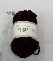 Utopia Crafts Velvet Lux Chenille Super Soft Chunky Yarn