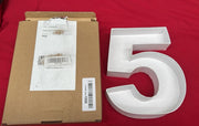 Fillable Cardboard Tray Number Paper Mache Box for Charcuterie, Chocolate, Cand