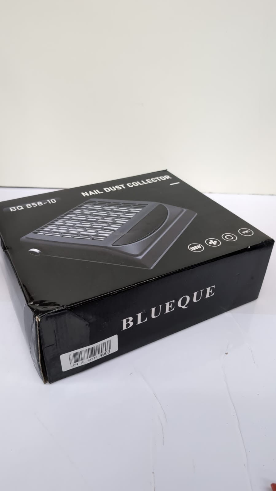 Nail Extractor Fan, Powerful 100W Nail Dust Vacuum Cleaner Professal Nail Dust