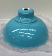 LEDSone Retro Blue Metal Ceiling Lampshade 29cm Easy Fit Modern Hanging Pendant