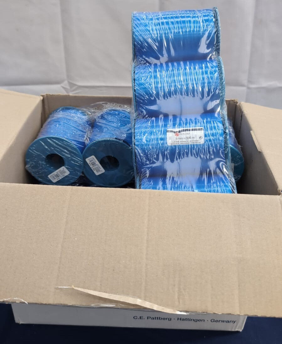 C.E. Pattberg America Gift Curling Ribbon Blue, balloonribbon (24 pack)