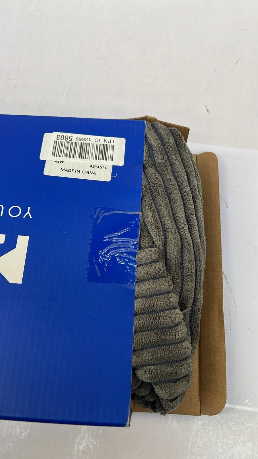 MIULEE Set of 4 Corduroy Cushion Covers Soft Decorative Square Throw Pillow Cove