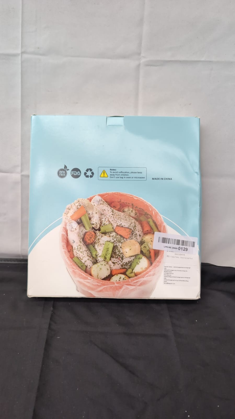 5 Gallon Bucket Liner Bags, Turkey Brine Bag, Food Grade Platisc Bag 16BAGS