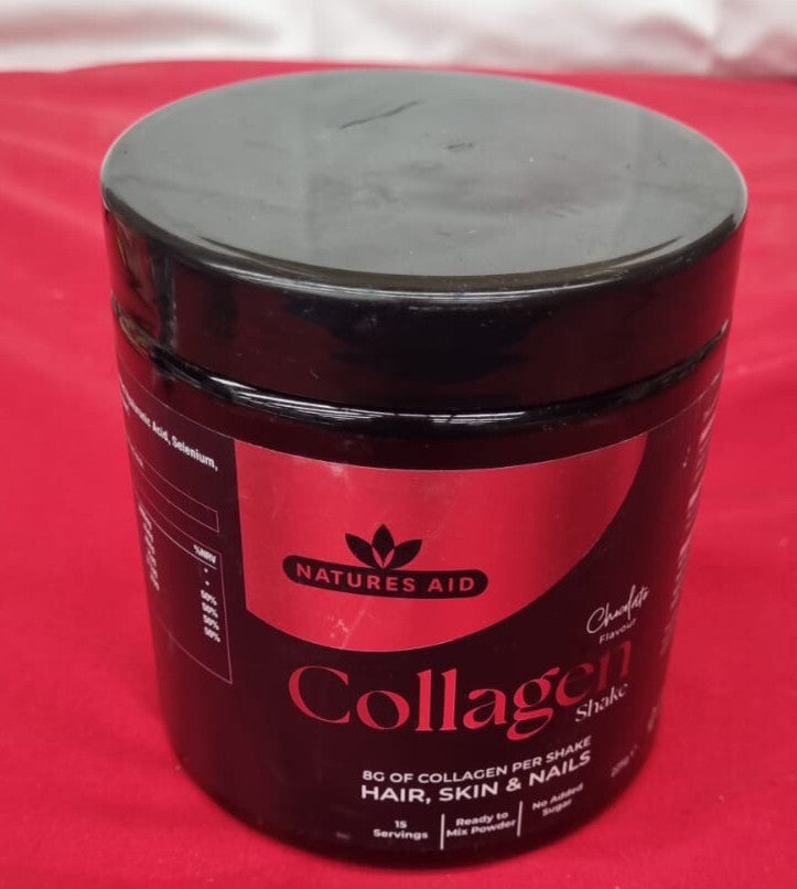 Natures Aid Collagen Shake Powder 8000 mg, Premium High Strength (damaged)