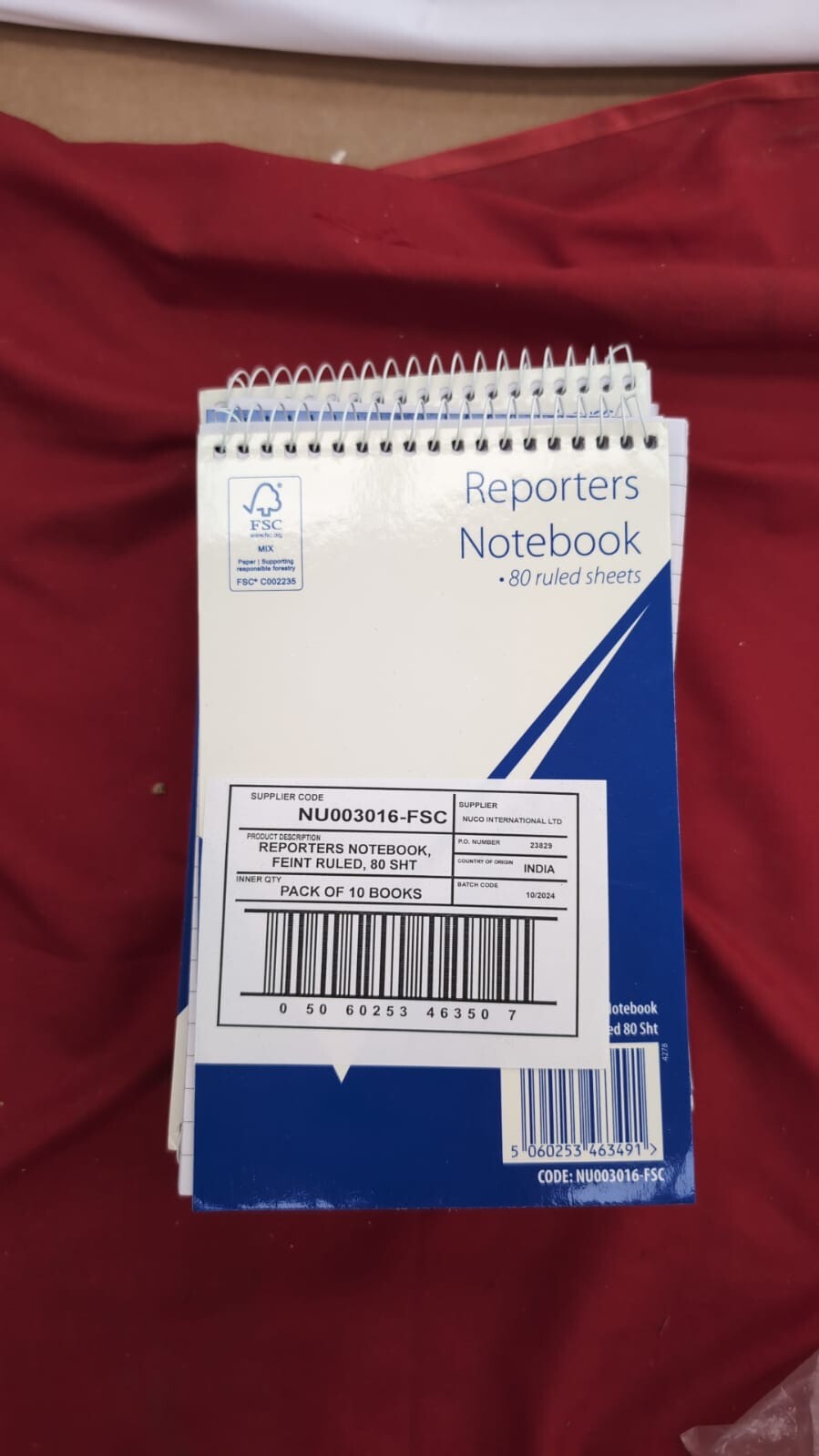 nu: Reporters Notebook | Wirebound | Stationary (9pack)