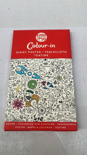 Eggnog Colour-in Teatime Giant Poster/Tablecloth