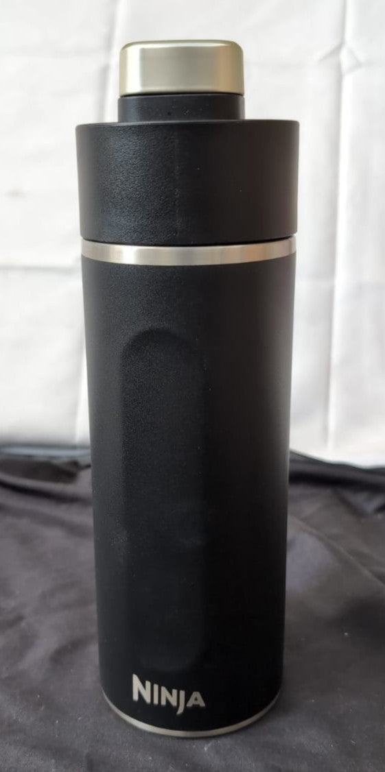 Ninja DW2401BK Thirsti 24oz Travel Water Bottle, for Carbonated Sparkling Drinks