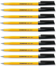 Staedtler 430 Ballpen Fine - Color: Black (10 Pack)