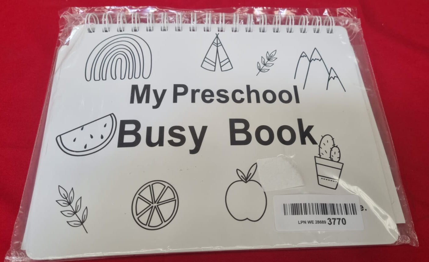My Preschool Busy Book Set Thick Comprehensive Toddler Set 12 Engaging themes