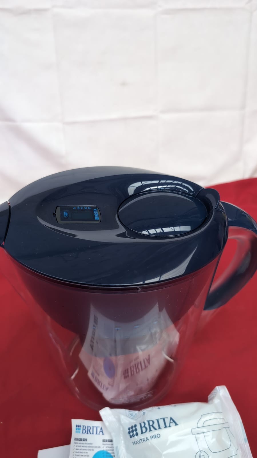 BRITA Marella XL Water Filter Jug Blue 3.5L 1x MAXTRA PRO (slightly scuffed lid)
