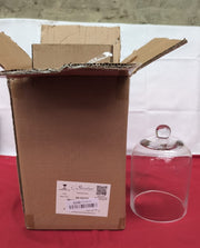 Stonebriar 8.5 Inch Clear Glass Dome Cloche (Small bubble in glass)