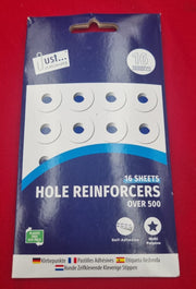 Just stationery Hole Reinforcers Label, White, 5930/72