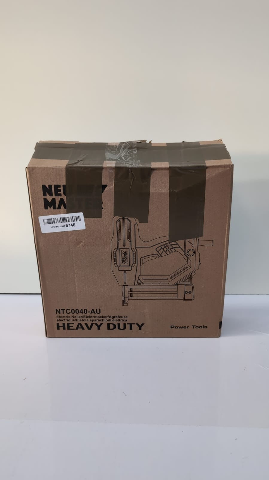 NEU MASTER Electric Brad Nailer, NTC0040-AU Electric Nail Gun/Staple Gun(USED)
