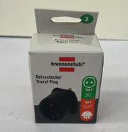 Brennenstuhl travel plug / travel adapter (travel socket outlet adapter)