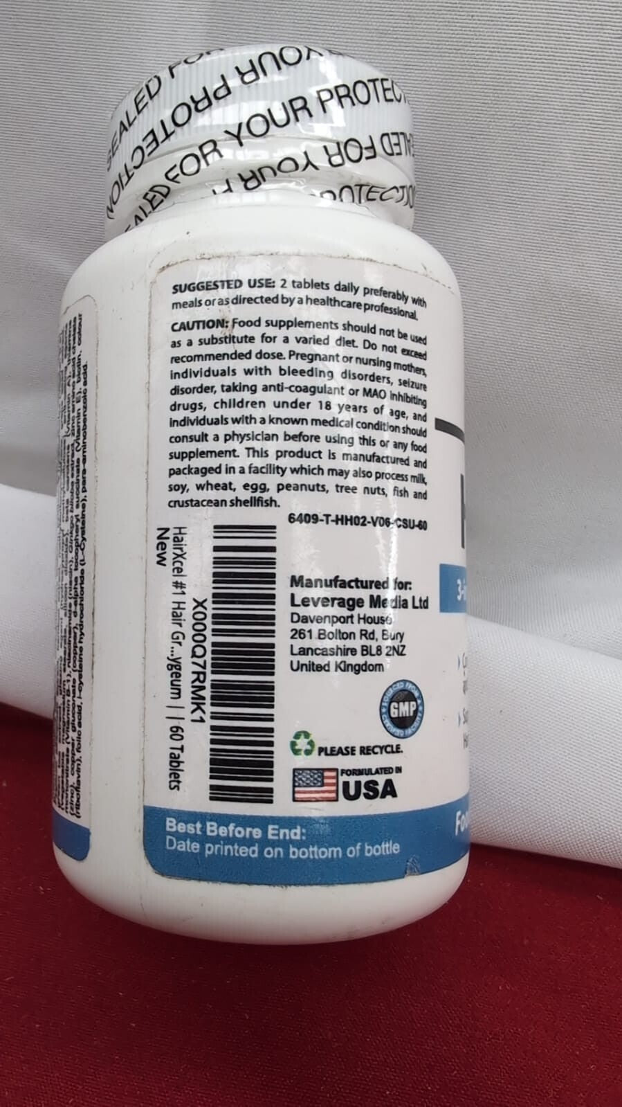 HairXcel Hair Growth Support 60 tablets