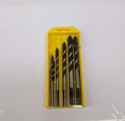 5pcs 5-12mm Black Triangle Twist Drill Bit Concrete Glass Ceramic Tile Marble