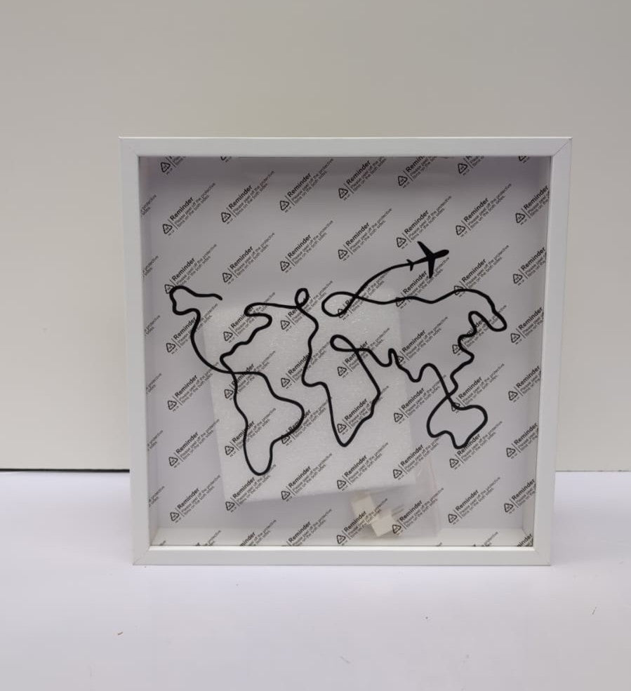 Adventure Archive Travel Memory Keepsake Life in a Box Frame with Non-Marking