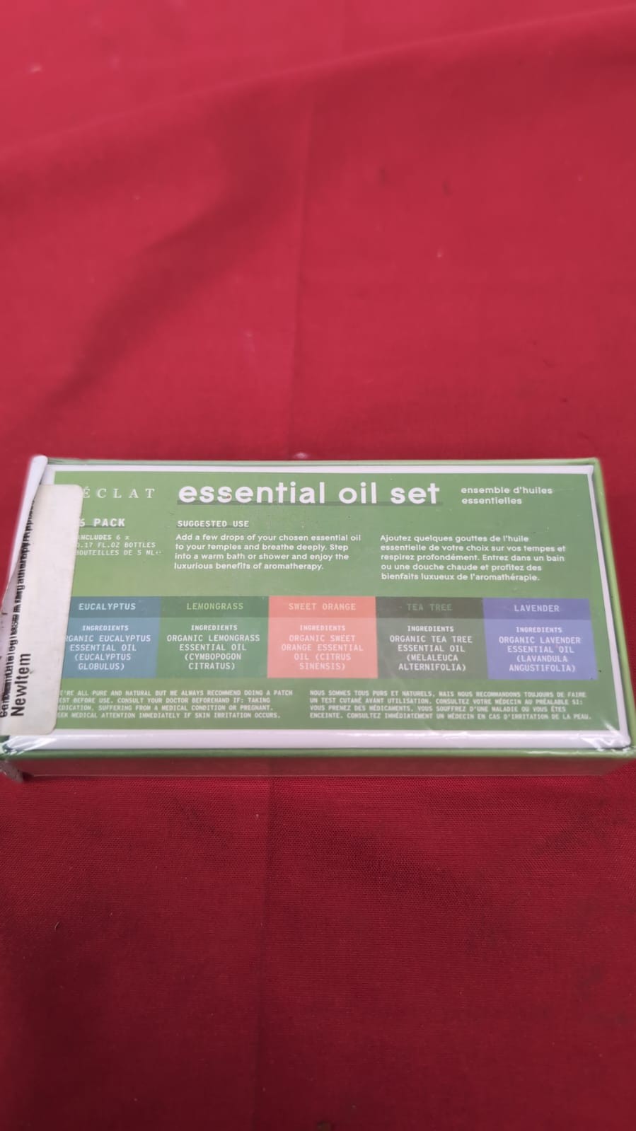 Vendorson Essential Oils Set - Top 6 Aromatherapy Oils Perfect for Diffuser 5ml