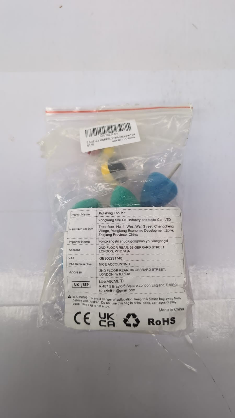 SI FANG Car Detail Polisher Buffing Polishing Pads Kit