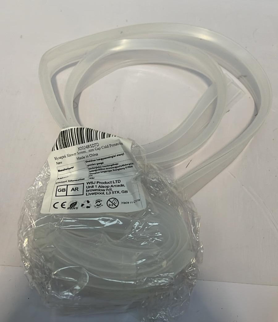 Hysagtek Door Seal Strip Soft Rubber Curved Shower Screen Seal