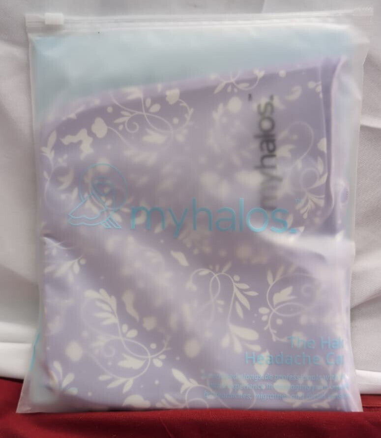 MyHalos® Migraine Relief Cap - Wearable Ice Pack Cold Wrap Hat -Reusable