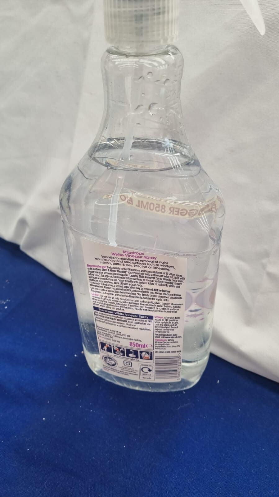 Stardrops White Vinegar Spray 850ml (2 PACK)