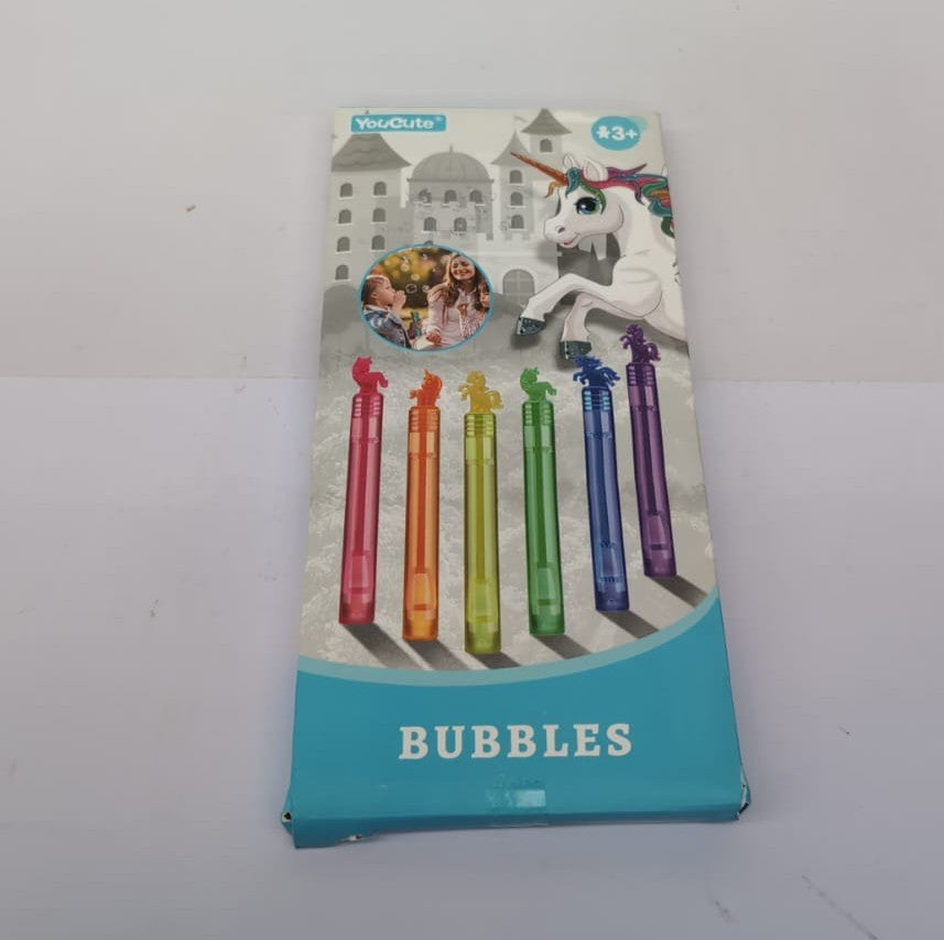 20 Packs Mini Unicorn Bubbles With Wand Bottles - Birthday Solution Blowers