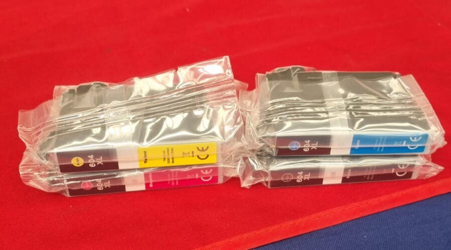 604XL Ink Cartridges Replacement for Multipack