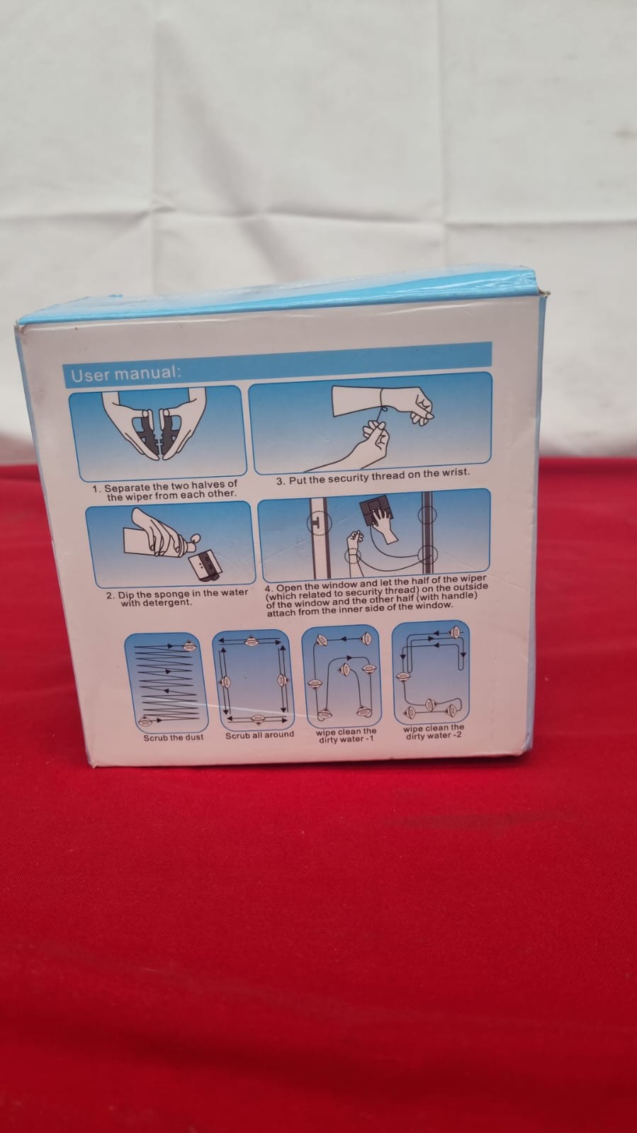 Magnetic Window Cleaner for single Glazing, Yeelua Window (warehouse damaged)