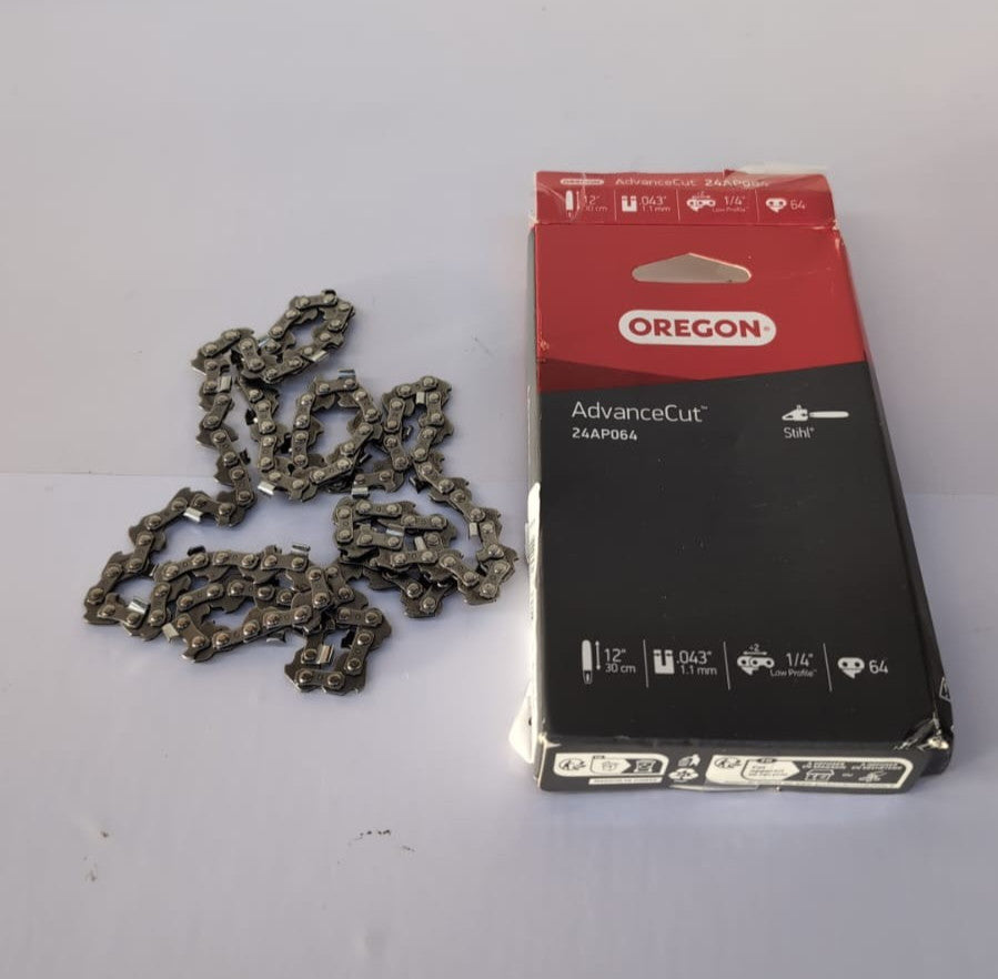 Oregon Chainsaw Chain Fits Stihl, Mini Chainsaw Chain for 12" 24AP (BOX DAMAGED)