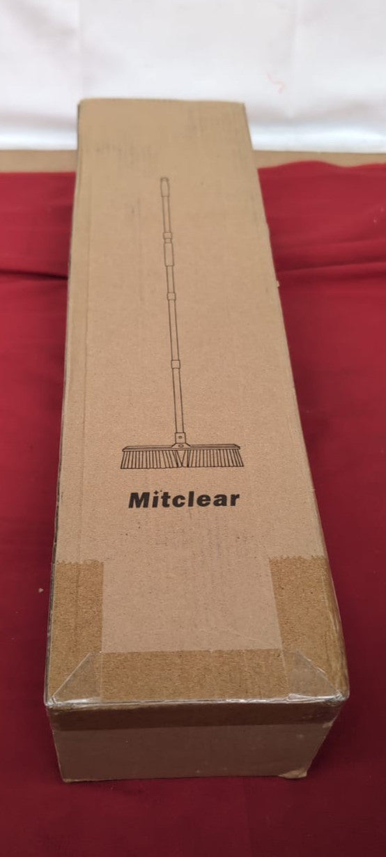 Mitclear Garden Broom Outdoor Heavy Duty with Long Handle