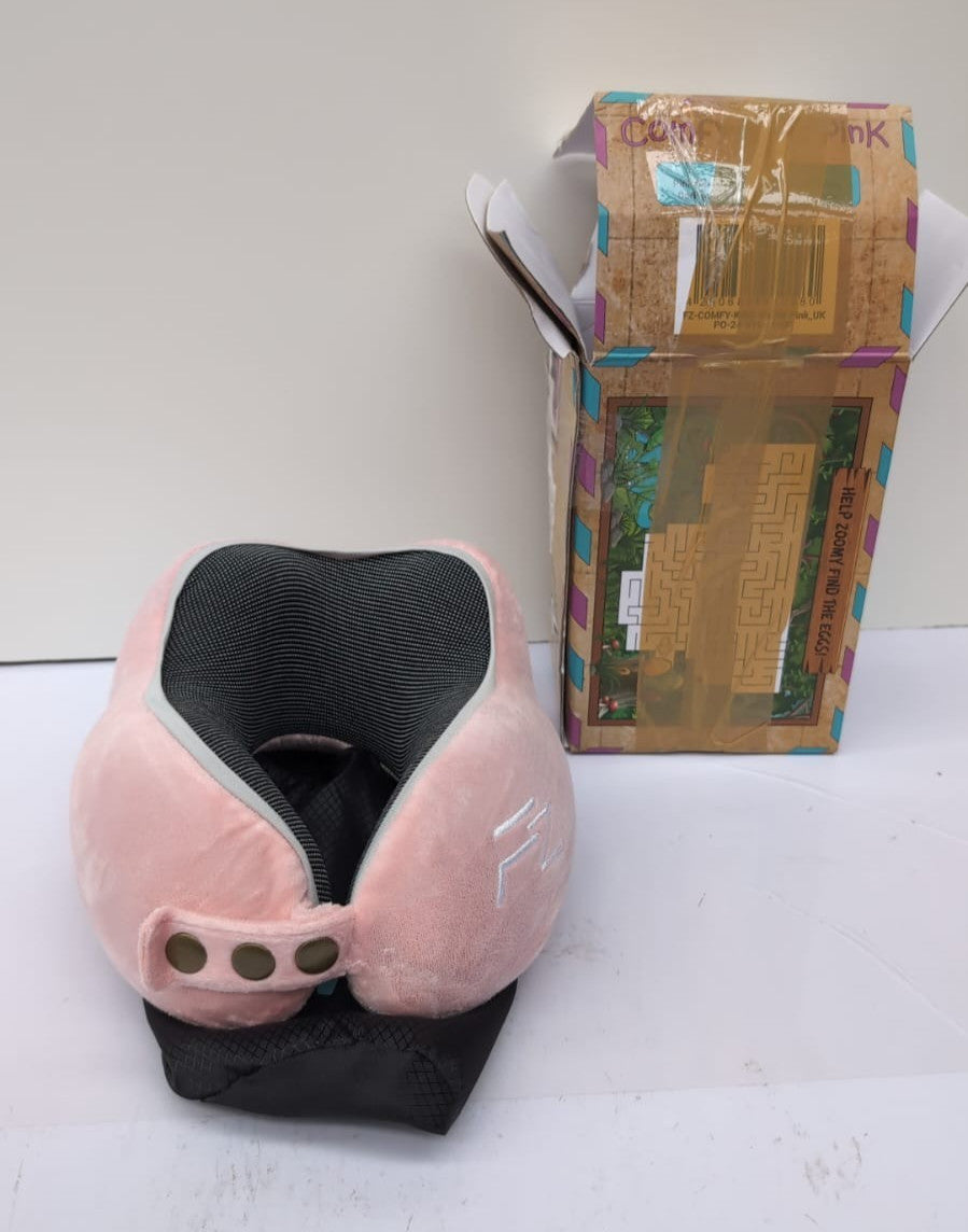 FZ Comfy Kids Neck Pillow for Travel on Airplane & Car Memory Foam (box damaged)