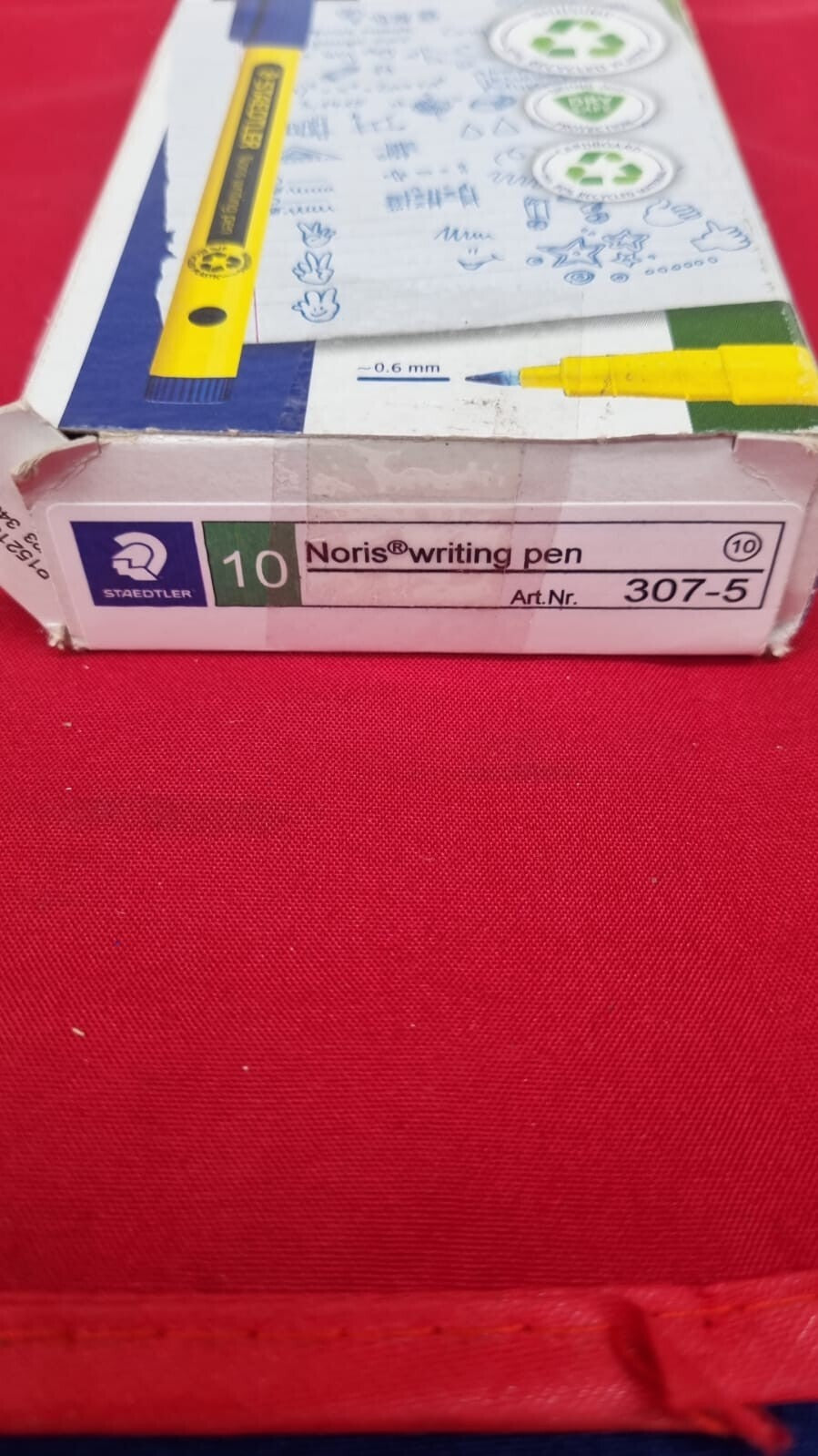 STAEDTLER Noris - Handwriting Pen - Pale Green - Box of 10, 307-550