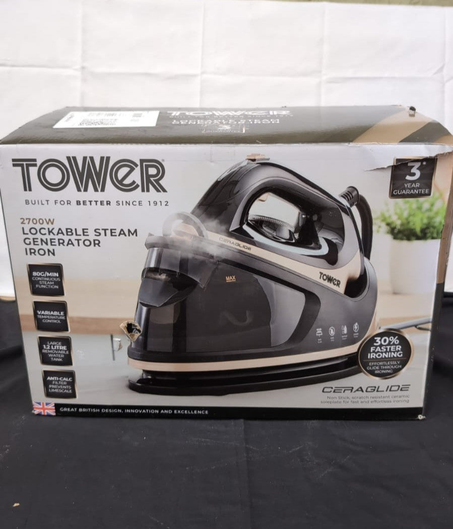 Tower  Ceraglide Steam Generator with Steam Shot Button,(USED)