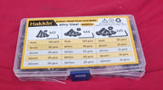 Hakkin 600Pcs Nuts and Bolts M3 M4 M5 Fully Threaded Button (package damaged)