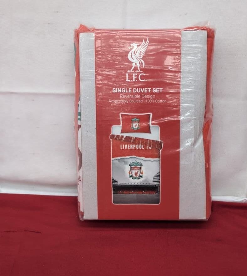 Liverpool FC  Single Duvet Set LFC Official (PACKAGING DAMAGED)