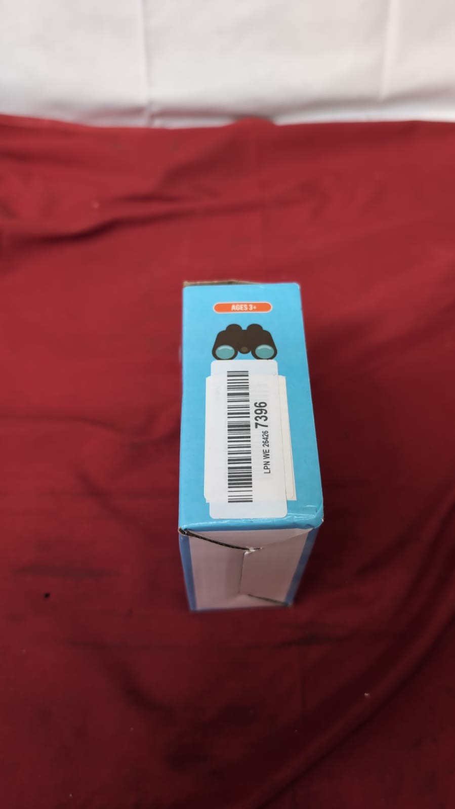 Binoculars Compact Foldable Shock Proof Pink with Neck Strap for Bird Watching