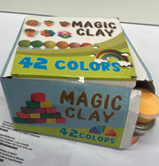 Modelling Clay Kit - 42 Colours Air Dry Magic Clay (BOX DAMAGED)