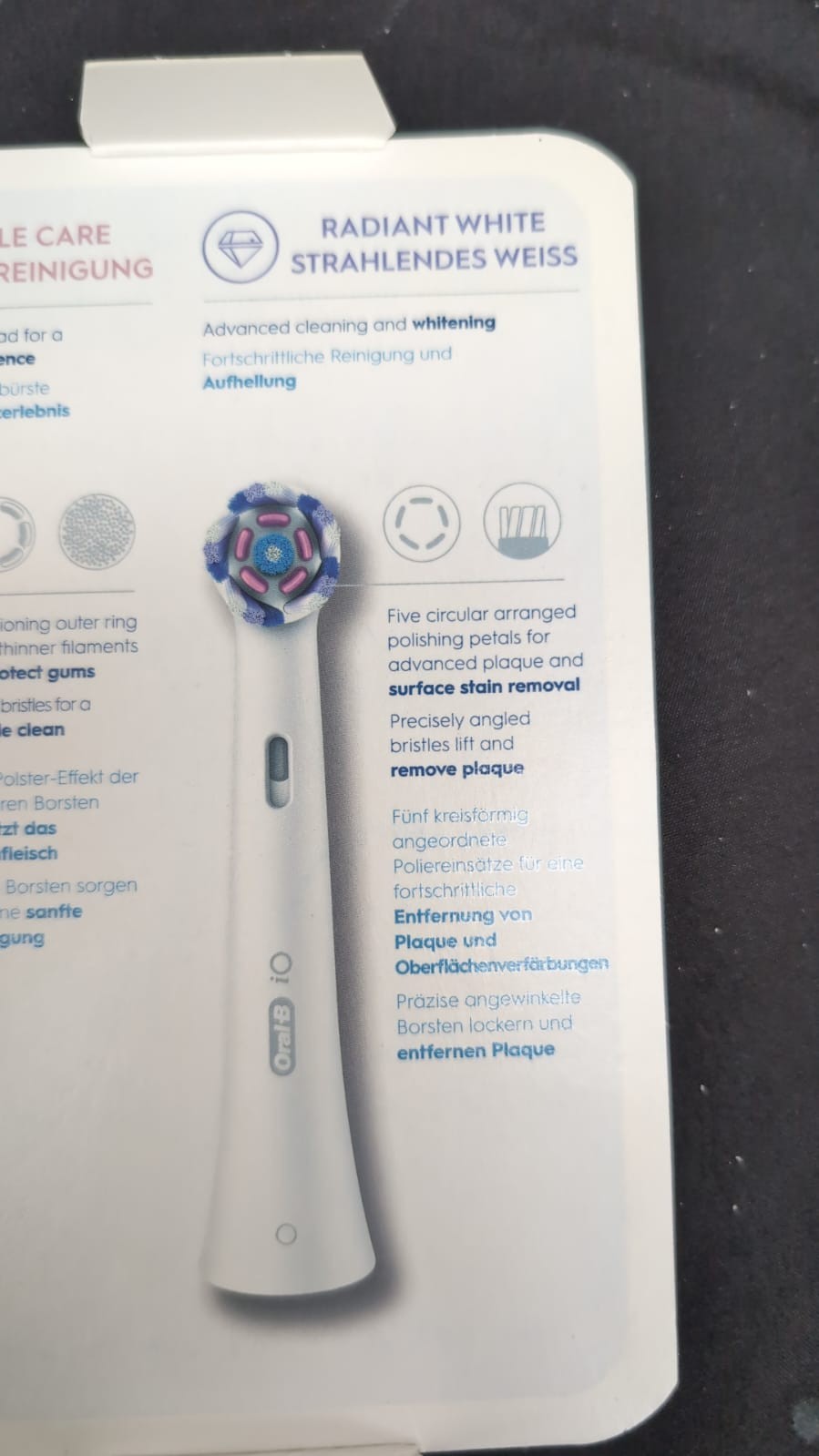 Oral-B iO  Original Electric Toothbrush Head,PACK OF 6(packaging damaged)