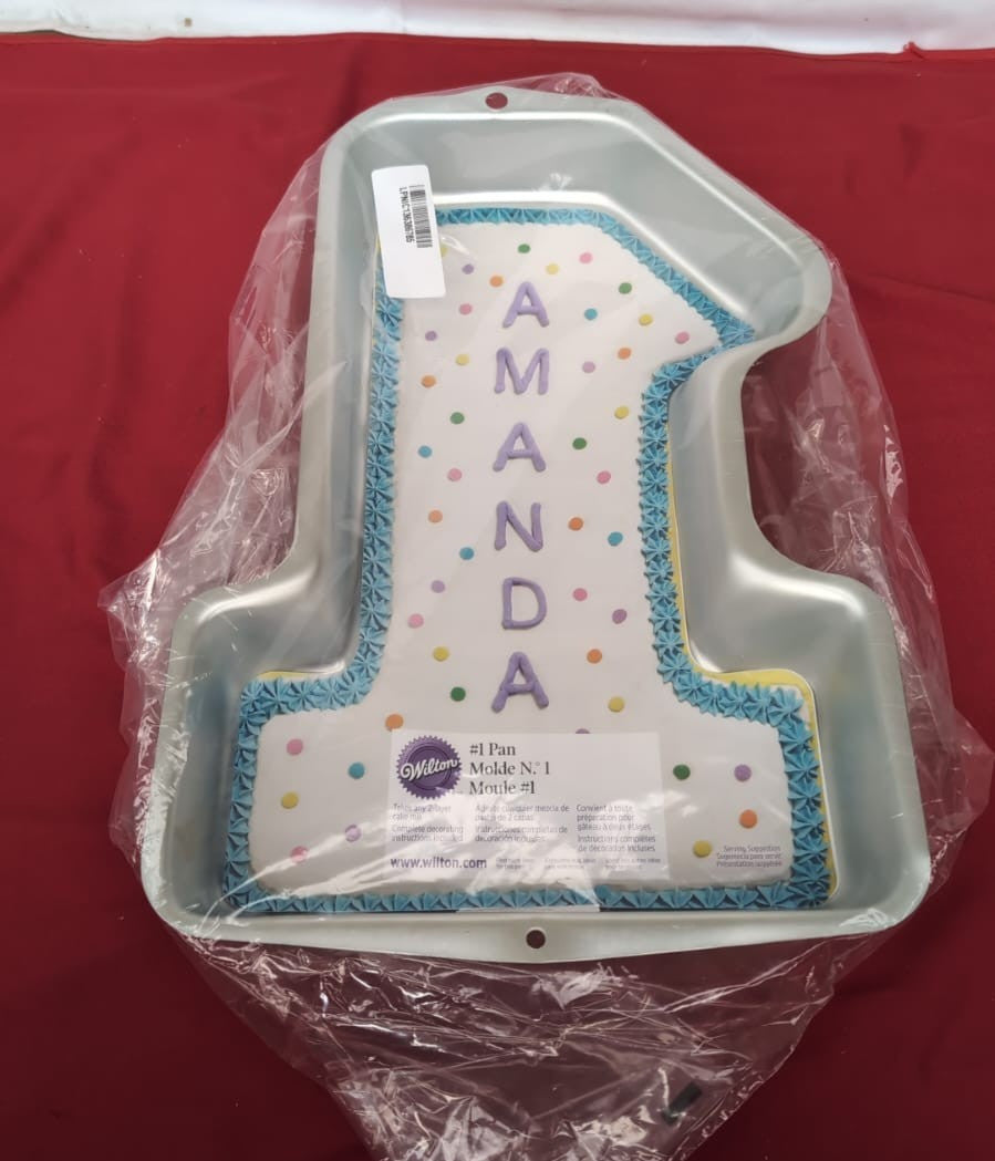 Wilton First Birthday Cake Pan, Kids 3D Number One Cake Pan